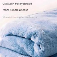 Toalla De Baño Para Bebé De Peluche Suave Absorbente Y Secado Rápido Sin Pelusa Diseño De Animal De Cartoon Mejor Para Niños Pequeños En Invierno - details 3