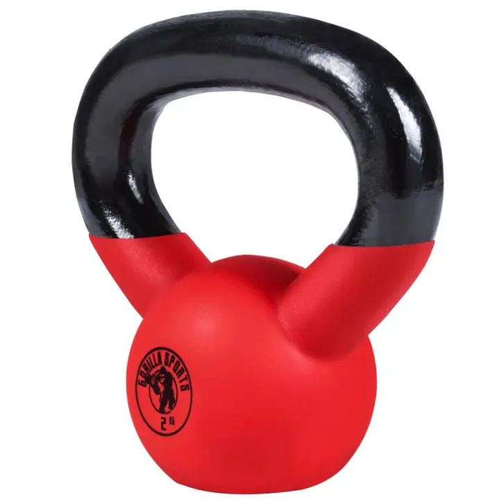 Gorilla Sports Kettlebell Pesa Rusa con revestimiento de goma - 1