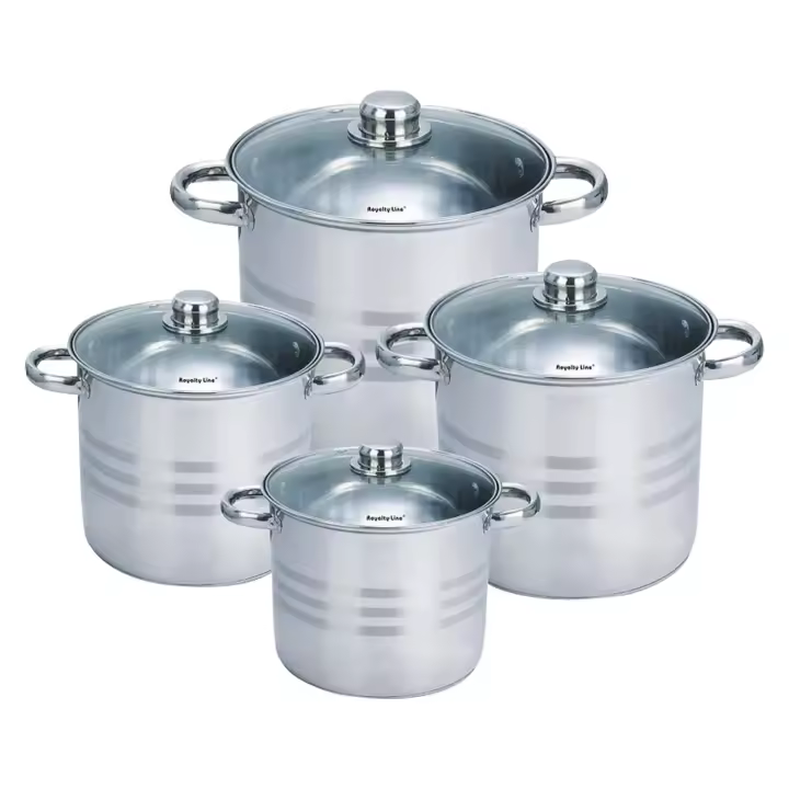 Batería de cocina 12 piezas de acero inoxidable Royalty Line RL-1231 - 1