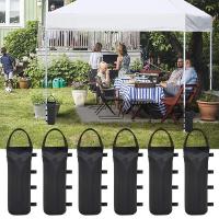 Kit De 4 Bolsas De Arena Para Carpa De Jardín Gazebo Pies De Apoyo Pesas Para Marquee Fiesta Carpa Set Accesorios De Telas - details 0