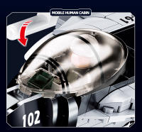 Bloques De Construcción Sluban F/A-18E Helicóptero Armado Militar Serie Super Avión Modelo De Armas Juguetes Para Niños Boys - details 4