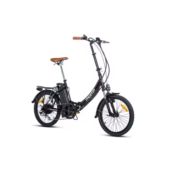 Moma Bikes Bicicleta Electrica, Plegable, Urbana EBIKE-20 .2", Aluminio. SHIMANO 7v Bat. Ion Litio 36V 16Ah - 1