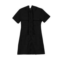 Vestido Mujer Casual De Algodón Con Capucha Cierre Frontal a La Cremallera Cinturón Y Bolsillos Manga Corta Mini Vestido Estilo Deportivo Ajustado Bodycon - details 28