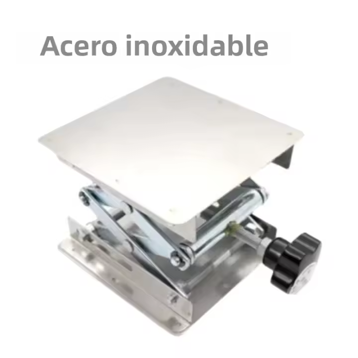 Elevador De Ruta De Aluminio / Acero Inoxidable Para Grabado De Madera Soporte Ajustable Para Mesas De Trabajo Laboratorio - 1