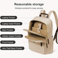 Bolsos,1PC Mochila de Nailon para Mujeres, Mochila de viaje casual para Commuters with varios bolsos, Ajuste para portátil de 15,6 pulgadas, Exterior de Nailon duradero, Corretas de hombro, Bolsos traseros - details 2