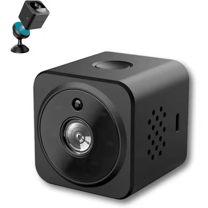 Cámaras Espía Oculta 2025, Cámaras Espía WiFi 1080P HD, IR Visión Nocturna Detector De Movimiento,Grabadora De Video, Camaras De Seguridad Pequeña para Interior/Exterior con Tarjeta SD de 32 GB - 1