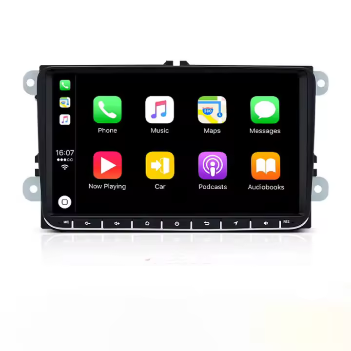 AWESAFE inalámbrico CarPlay Android Auto Radio para Volkswagen, VW, Passat B6, B7, CC, Tiguan, Touran, GOLF, POLO coche reproductor multimedia GPS 2 din autoradio volante controles RDS Bluetooth - 1