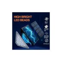 Luz de Escalera para Exterior IP67 Impermeable Luces Solares para Exterior Blanco Cálido 3000K Luz Lámpara Solar Auto ON/OFF Escalera iluminación LED para Jardín Patio Paquete de 6 - details 3