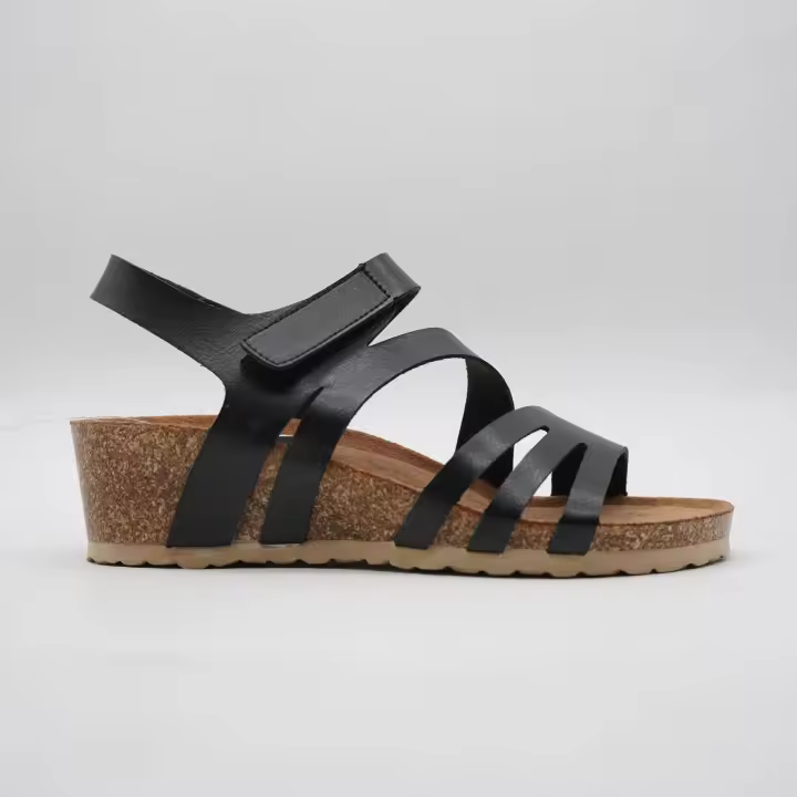 Virucci - Sandalias Casual de Mujer Cómodas Modernas VR3218 disponible en Kaki y Negro - 1