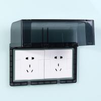 Caja De Salpicadura Prueba De Agua PS Nueva Con Adhesivo Auto-adhesivo Cubierta Impermeable Para Salidas Doble Posición Caso De Salida Para Baño - details 6