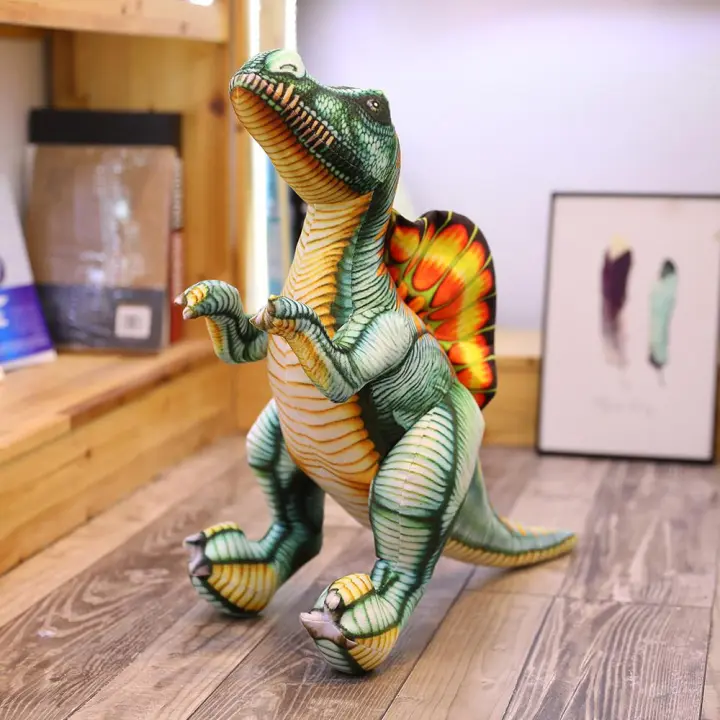 Nueva Muñeca De Peluche Dinosaurio Spinosaurus Para Niños Almohada Realista Regalo Bonito Para Cumpleaños Animal De Peluche Unisex - 1