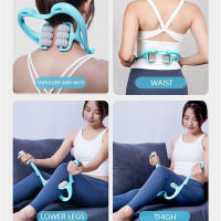 Masajeador De Cuello Portátil Con Bola Shiatsu Para Alivio Del Dolor Muscular Profundo Aids Para Hombros Uso Manual Material ABS - details 5