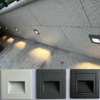 Lámpara De Pared Impermeable IP65 Para Exterior Iluminación De Escaleras Y Jardín Luz De Pies En Recessed Corner Para Exterior - details 0