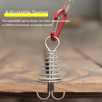 Juego De 6/10 Piezas De Palos De Tenda En Forma De Octopus Con Correa De Viento Y Cierre De Borde Ajustable Accesorios De Tenda De Madera Para Camping - details 6