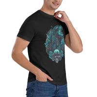 Camiseta De Algodón Para Hombre Con Diseño De Godzilla Levantándose De Las Profundidades Cuello Redondo Manga Corta Para Uso Diario - details 3