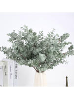 Ramas Artificiales De Eucalipto Hojas De Eucalipto Falsas Para Decoración De Hogar Oficina Bouquet De Flores Centros De Mesa Y Bodas - details 0