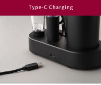 Abreventanas Eléctrico Automático Para Botella De Vino Con Cortador De Sellado Y Base Herramientas Para Cocina Bar Fiesta - details 12