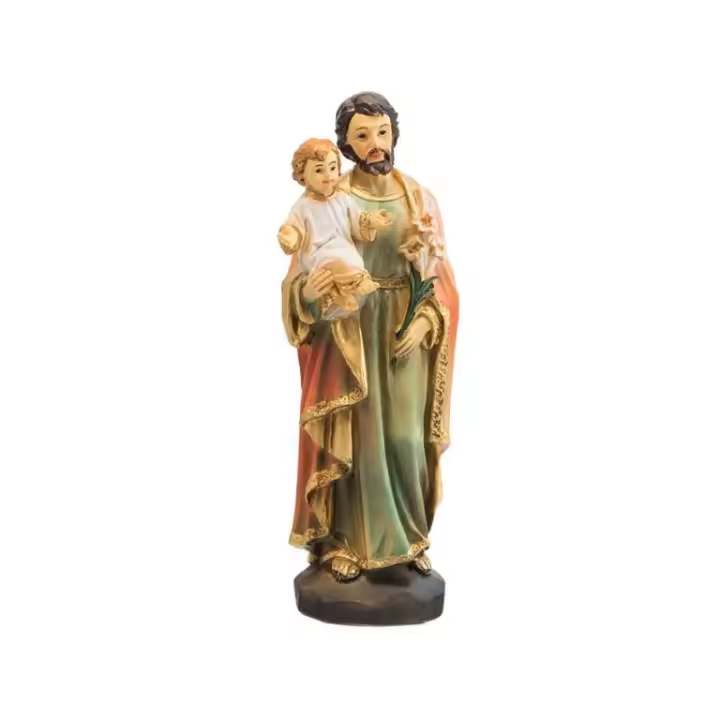 SAN JOSE CON NINO Y FLORES 13cm - 1