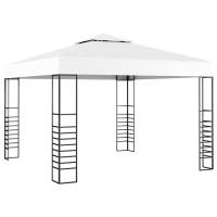 vidaXL Carpa Cenador de Jardín 3x4 m Sombrilla Carpa al Aire Libre Color Taupé,  Blanco,  Antracita y mas - details 0
