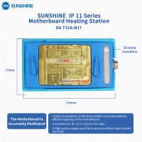 Plataforma De Desmontaje De Motherboard SUNSHINE SS-T12A Para Tabla De Calentamiento Capa Superficie Para Reparación De CPU Android IP X 11 12 13 14 - details 4