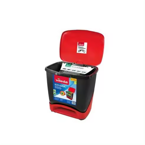 VILEDA Cubo de reciclaje compacto VILEDA Eco-Logic 39L Polipropileno - 77627 Cubo de reciclaje Limpieza Fregonas Limpieza - 1