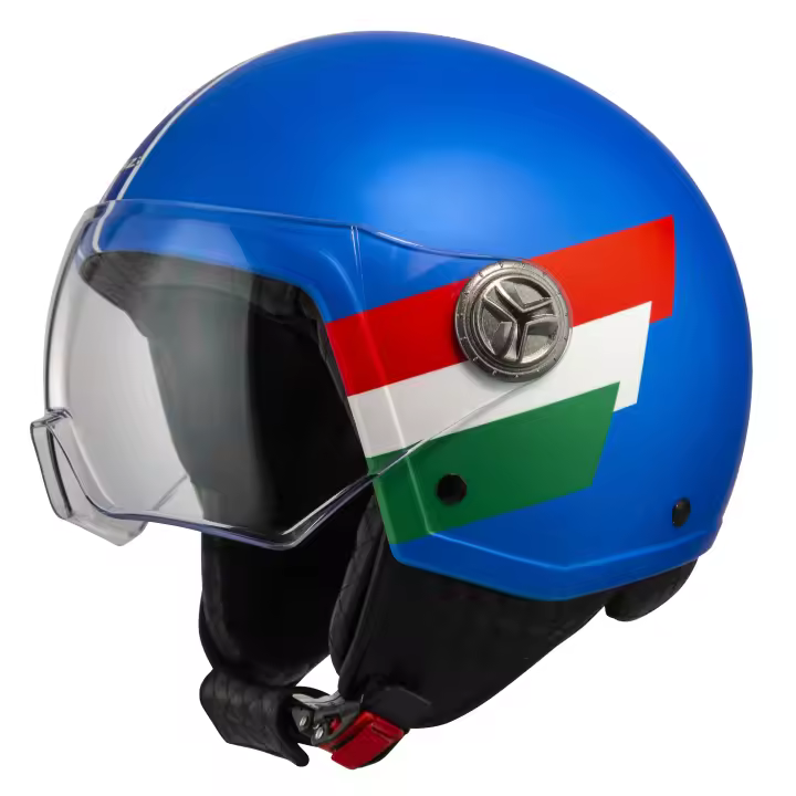 Casco de Moto Minijet Zeta 2 NZI - Clásico Moderno, Confortable, Ligero - 1
