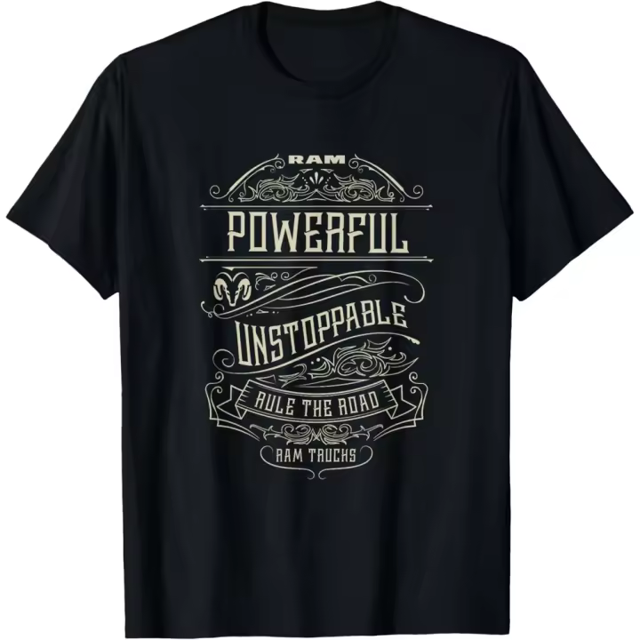 Camiseta de Manga Corta, 100% Algodón, Ropa Unisex para Hombres y Mujeres en 5 Tallas, Camiseta Negra ESTAMPADA, Cuello redondo. - 1