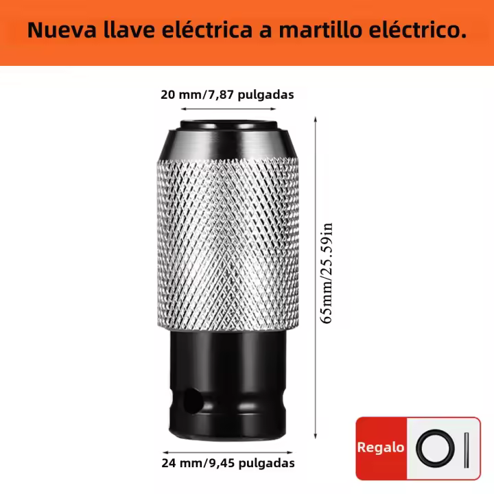 Adaptador De Conversión De Llave Eléctrica a Martillo Para Reparaciones Domésticas Herramienta Eléctrica Versátil Para Metalworking - 1