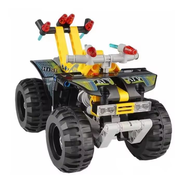 DEQUBE ATV QUAD - Juego de Engranajes de Mecánica para Niños con 144 Piezas - 1