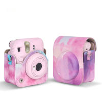 Funda De Cuero PU Y Silicona Suave Para Polaroid Instax Mini12 Cámara Portátil Bolsa Protectora Para Fujifilm Estilo Bolso - details 11