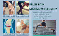Protetores De Rodilla Deportivos De Verano Absorción De Choque De Silicona Comprimida Almohadillas Transpirables Para Montañismo Outdoor - details 3