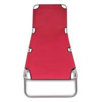 vidaXL Tumbona plegable de acero con recubrimiento polvo Gris, Taupé, Azul Sillas de Exterior Ideal para jardín, playa, piscina, terraza Tumbona Piscina Tumbonas Playa Tumbonas Jardín Exterior - details 1