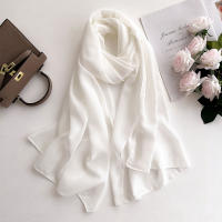 Pañuelo De Mujer IROJEFF De Seda Poliéster 2025 Hijab De Lino Premium Maxi Wrap Estilo Elegante Color Sólido Protección Solar - details 55