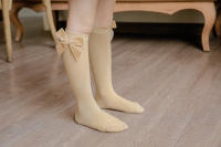 Calcetines De Navidad Para Bebés Niñas Otoño Invierno Big Bow Calcetines Largos Rodilleras Suaves De Algodón Para Niños 0-5 Años - details 8