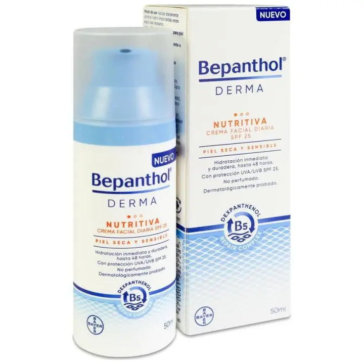 Bepanthol Derma Nutritiva Crema Facial Spf25 50Ml - 1