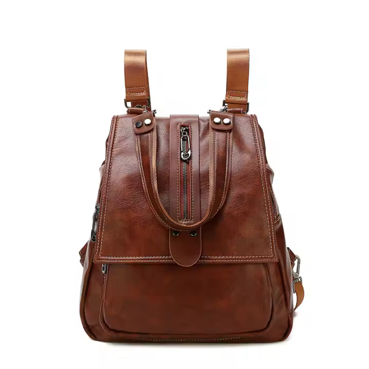 Bolsos de cuero impermeables Antirrobo para Mujer, Bolsos de Hombre, Bolso de Viaje informal ZP - 1