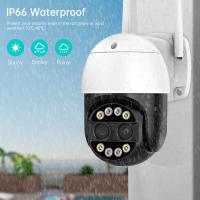 Cámara IP WIFI 8MP Exterior Protección Grabadora Vigilancia PTZ Lente Doble 4MP 2.8-12mm 4x Zoom Color Noche Para Seguridad Doméstica Y Exterior - details 12