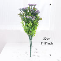 2pc Flores Artificiales Milan Fruta Broche Largo Bouquet Para Boda Decoración Del Hogar Plantas Falsas Suministros De Corona DIY - details 5