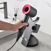 Organizador De Baño Portátil Con Soporte Magnético Super Potente Para Secador De Pelo Compatible Con Dyson Estante De Almacenamiento Metálico Sin Perforar - details 18