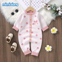 Pelele de Algodón de manga Largo para Niña, ropa Cálida para recién nacido, Mono de Princesa para primer años, alta calidad, Invierno - details 4