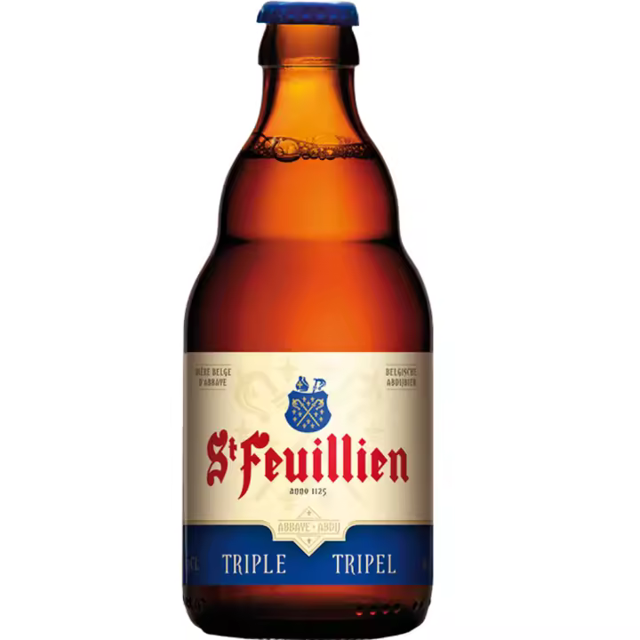 6 uds x Saint Feuillien Triple 33Cl cerveza Belga rubia estilo tripel - 1