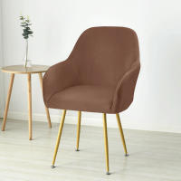 Funda De Silla De Velours Suave Cubierta Elástica De Spandex Para Silla De Armario Alto Adecuada Para Oficina Hotel Boda Sala De Estar - details 22