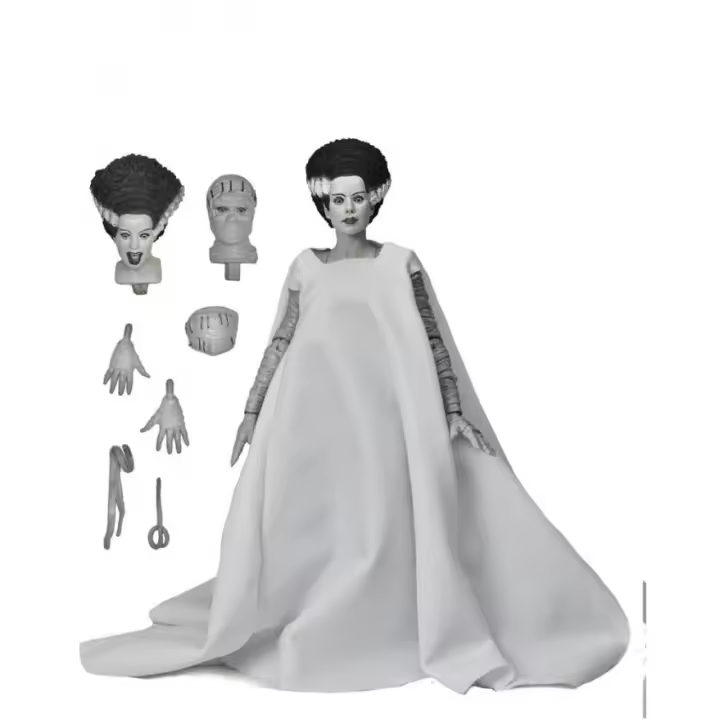 Figura Bride Of Frankenstein (Black & White) Terror Neca - Universal Monsters - 1