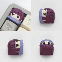 Keycaps De Anime beyond Journey's End Resina Artisanal Frieren Phelan Perfil Cherry Para Teclados Mecánicos Regalos - details 6