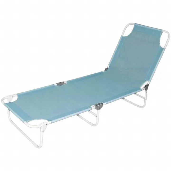 Gerimport Tumbona Metal Varios Colores Plegable 186x56x23cm para Exterior - 1