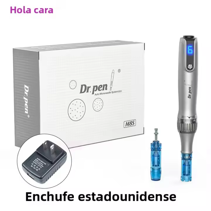 Dr. Pen Ultima M8S Wireless Profesional Derma Pen Para Crecimiento Del Cabello Con 2 Agujas Terapia Microneedle Anti-Backflow Micro Pen - 1