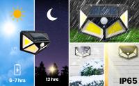 Vicyol S&D Lámpara Solar Exterior 100LED con Panel Fotovoltaico Integrado y Sensor de Movimiento - details 2