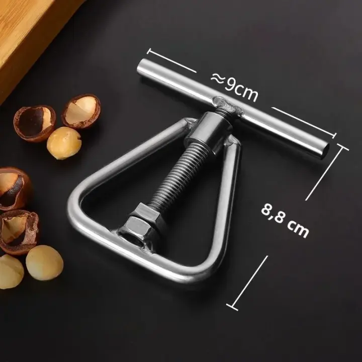 Máquina De Abiertor De Nueces Manual De Acero Inoxidable Herramienta De Cocina Para Desgranar Nueces Y Macadamias Accesorios - 1