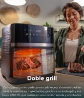 Freidora de aire sin aceite Cecotec Cecofry&Grill Duoheat 8000, 8L, Doble Resistencia, Plancha, Grill, Air Fryer, 2200W, Dietética y Digital, Ventana, Temperatura Regulable 80-200°C, 8 Menús - details 1