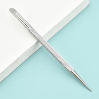 2pcs Herramienta De Manicura Y Pedicura De Acero Inoxidable Doble Final Pusher De Cutícula Eliminador De Uñas Y Pies - details 5